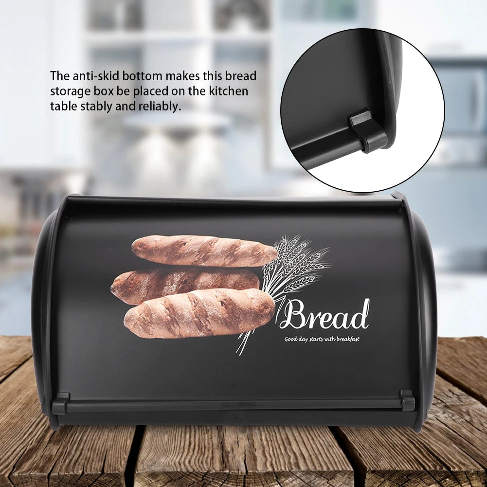 Large Capacity Stainless Steel Bread Bin