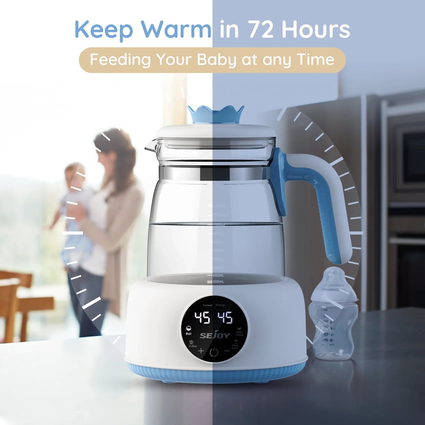 Sejoy Electric Kettle with Temperature Control