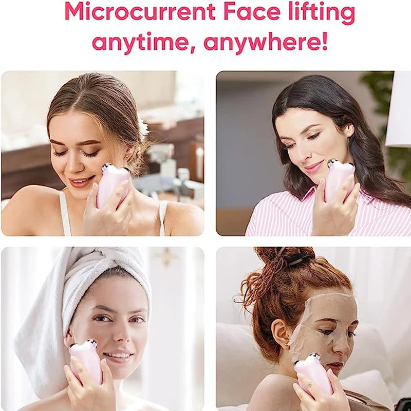 Mini Microcurrent Face Lift Device Roller,Lift The face and Tighten The Skin, Wrinkle Remover Toning skin care & tools(facial)