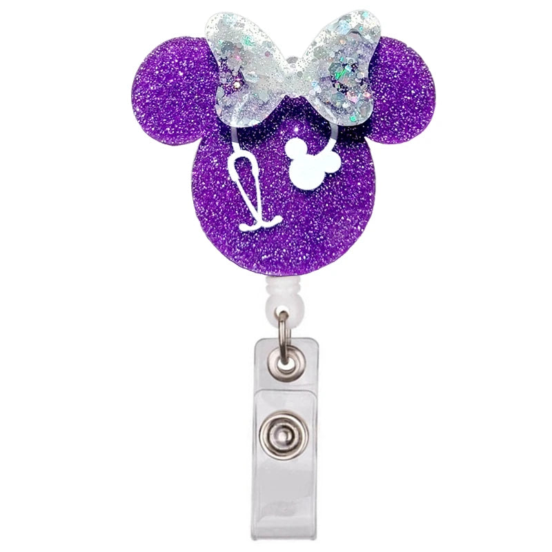 Cartoon PVC Nurse Badge Reel