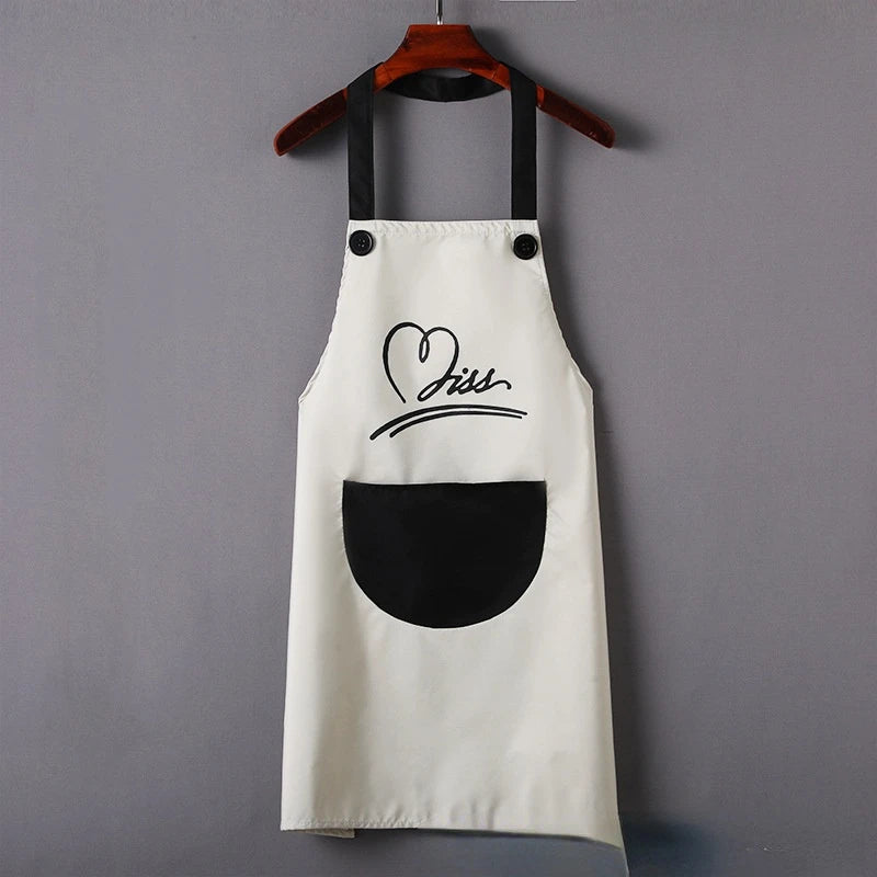Smile Waterproof Kitchen Apron