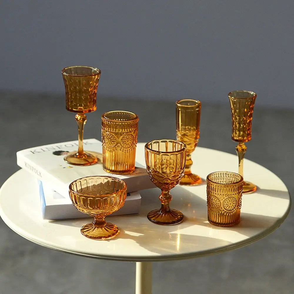 Miniature Dollhouse Wine Glass Set