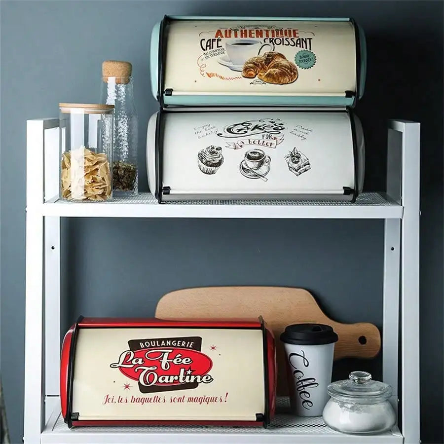 Large Capacity Stainless Steel Bread Storage Box