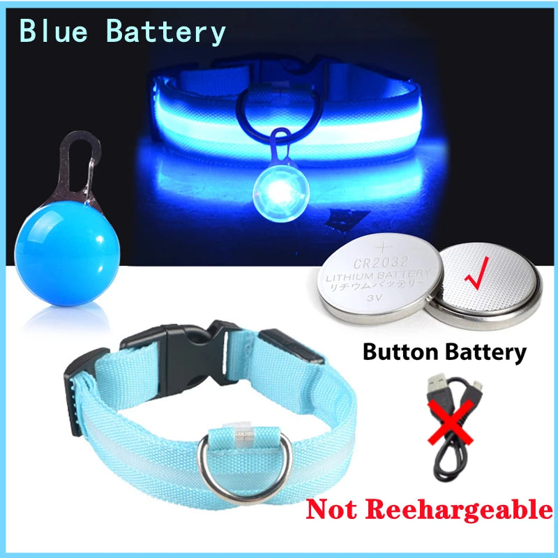 USB Glowing Dog Collar