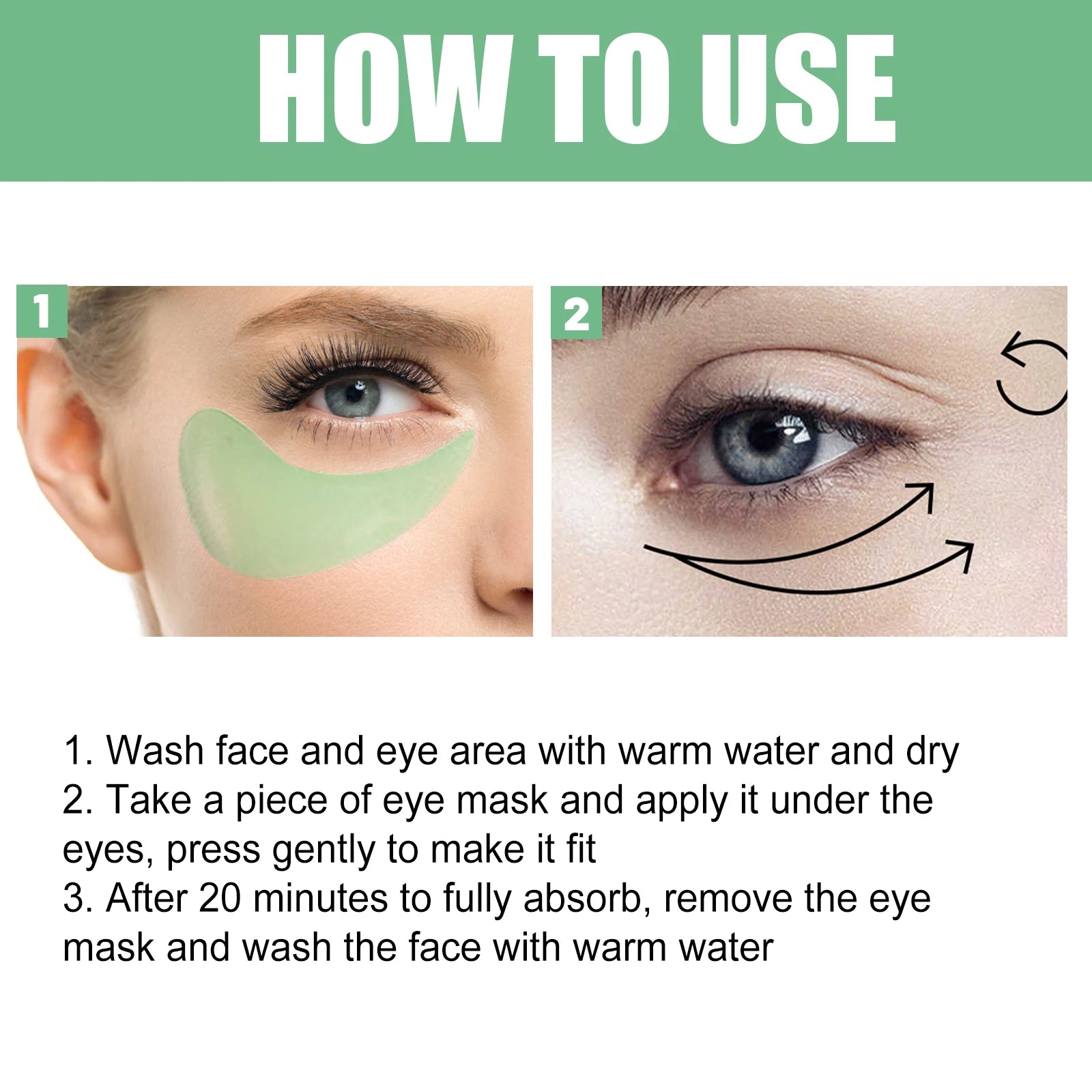 Aloe Vera Collagen Eye Masks