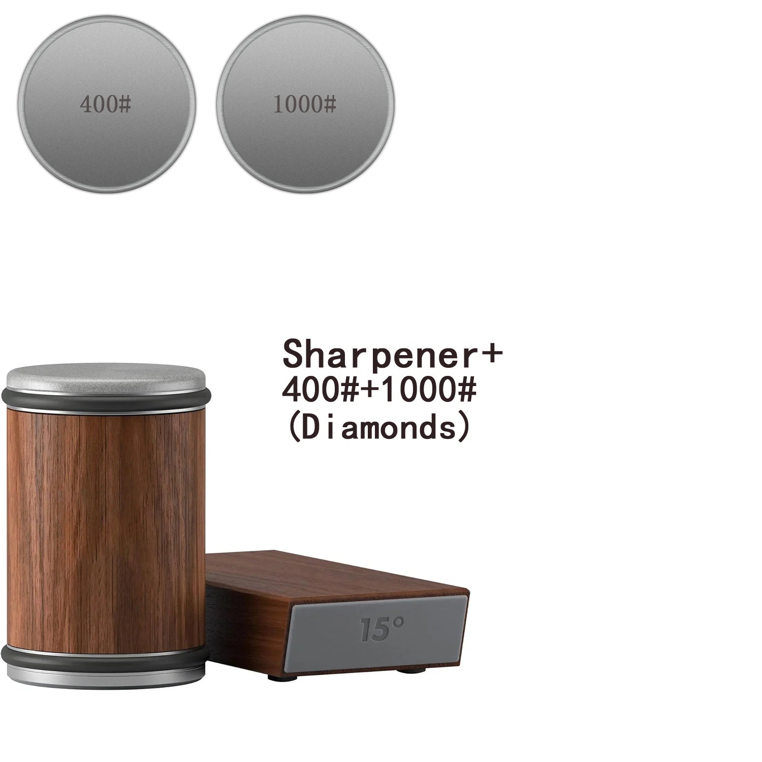 Rolling Knife Sharpener with Magnetic Holder