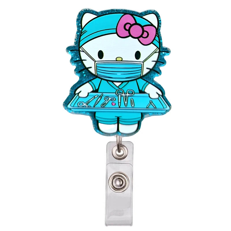 MINISO Kitty Cats Badge Reels