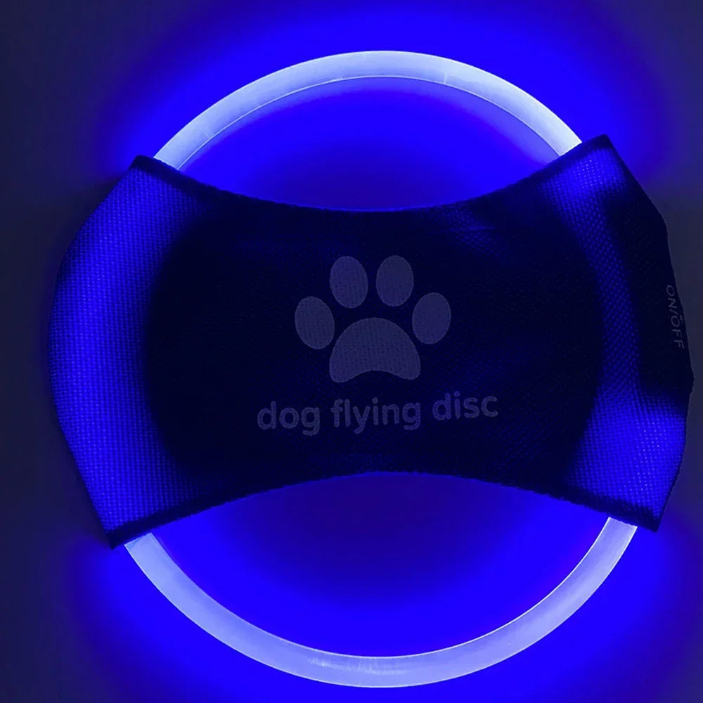 LED Dog Flying Disc Toy