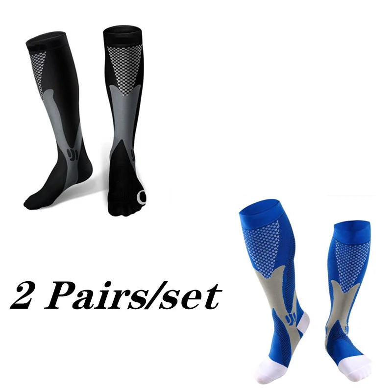 Compression Socks Knee High 2-4 Pairs