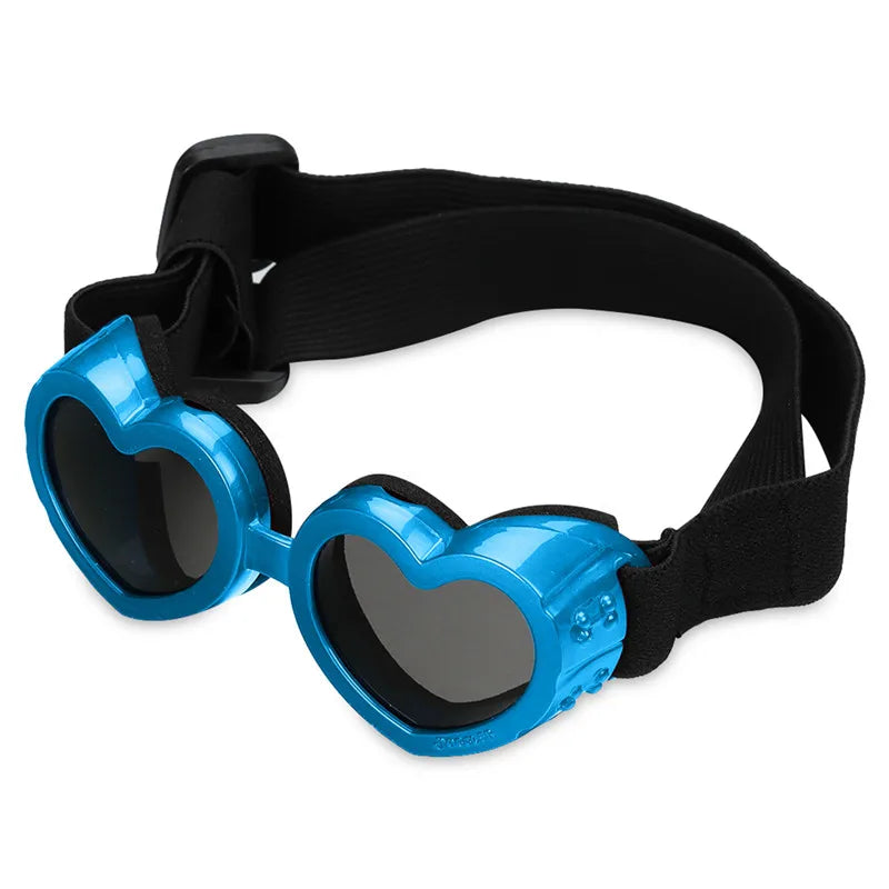 Heart-Shaped Dog Goggles | UV Protection