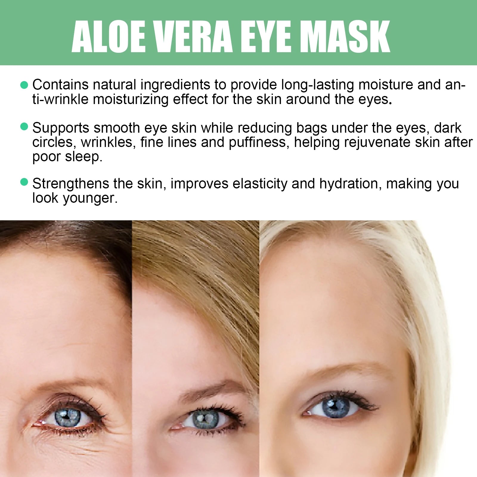 Aloe Vera Collagen Eye Masks