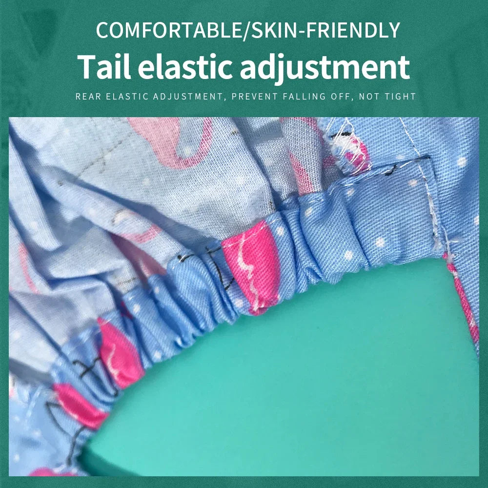 Surgical Skull Printing Scrub Hat