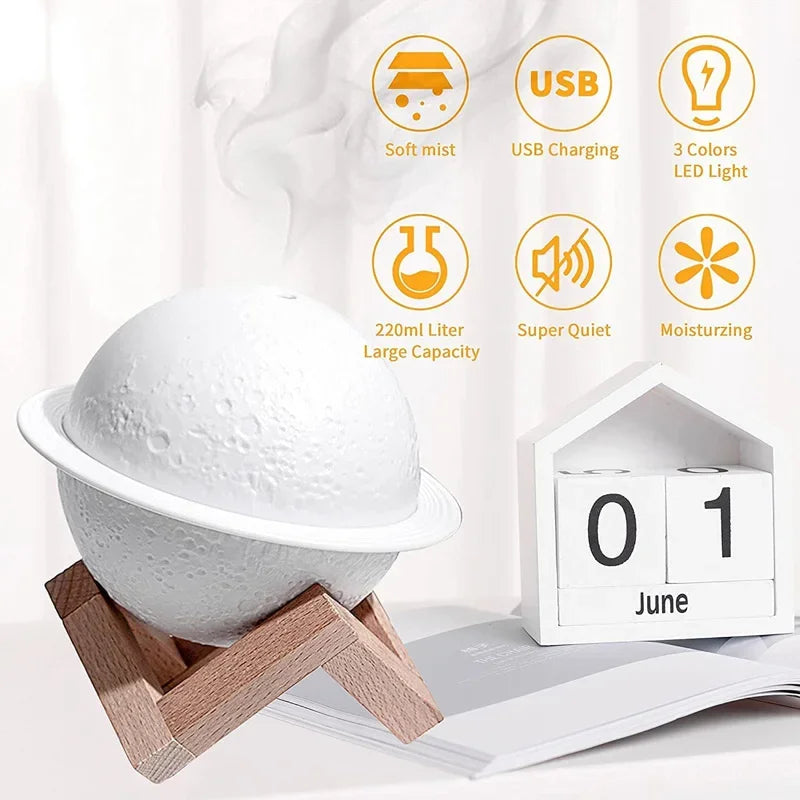 3D Air Humidifier USB Diffuser