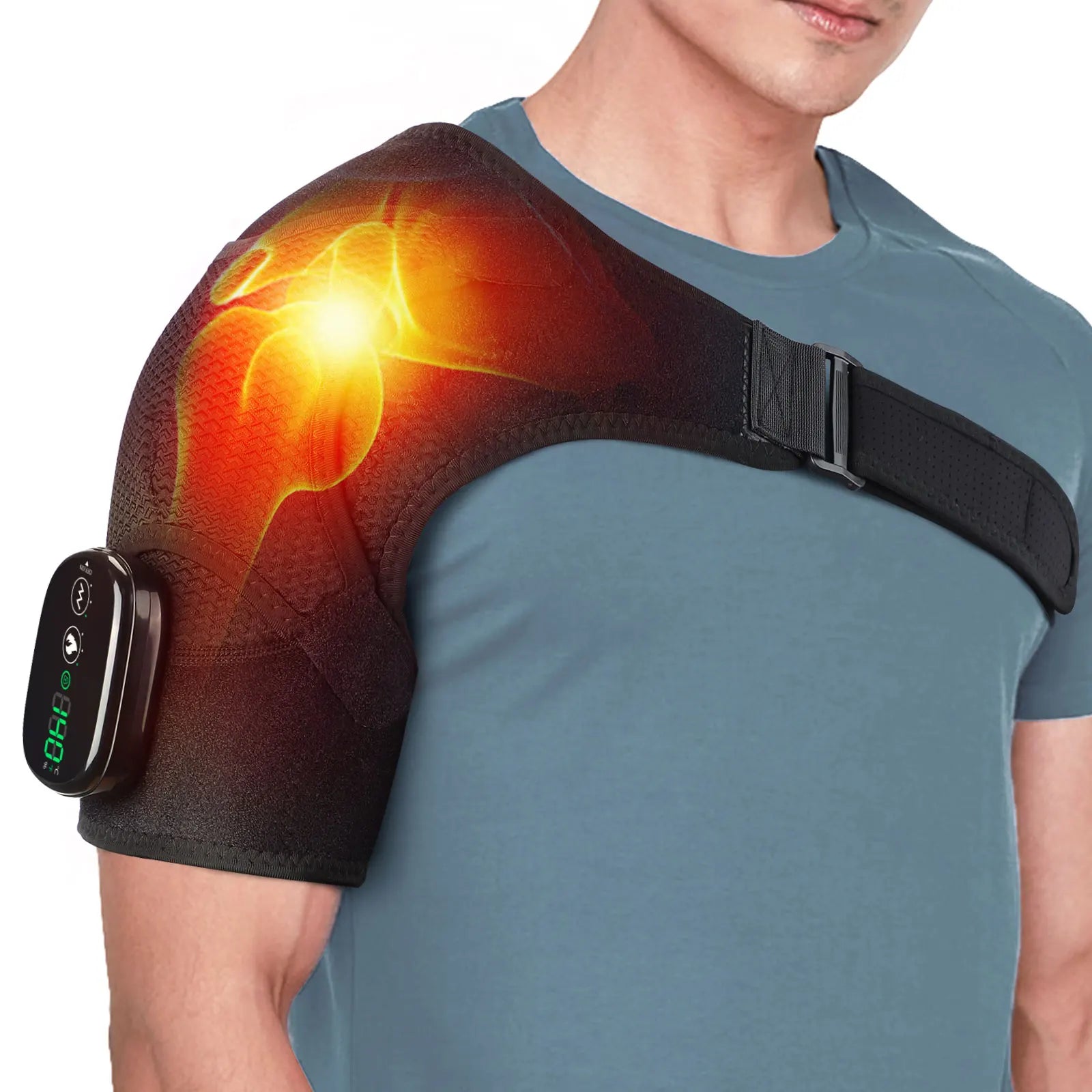 Electric Heating Pad with Vibration Therapy