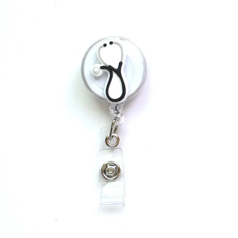 Silicone Retractable Nurse Badge Holder