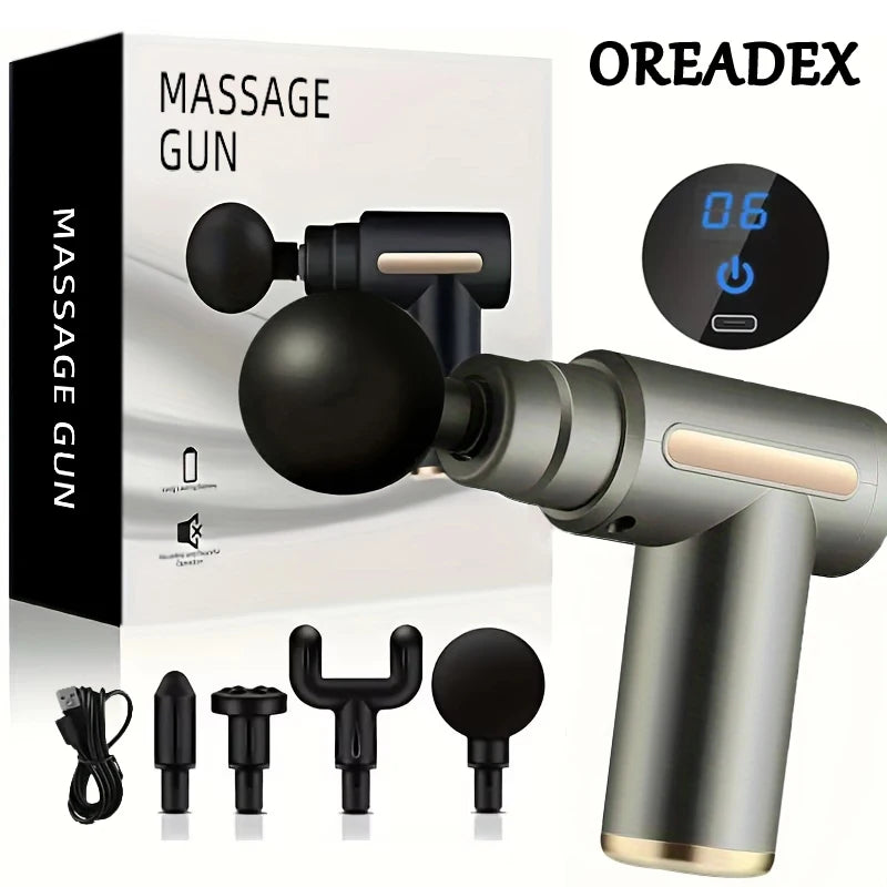 LED Touch Screen Massage Gun