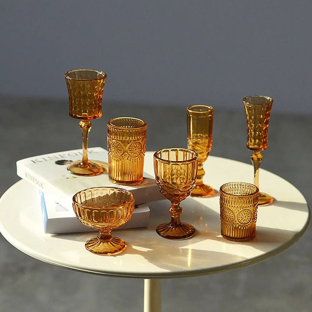 Miniature Dollhouse Wine Glass Set