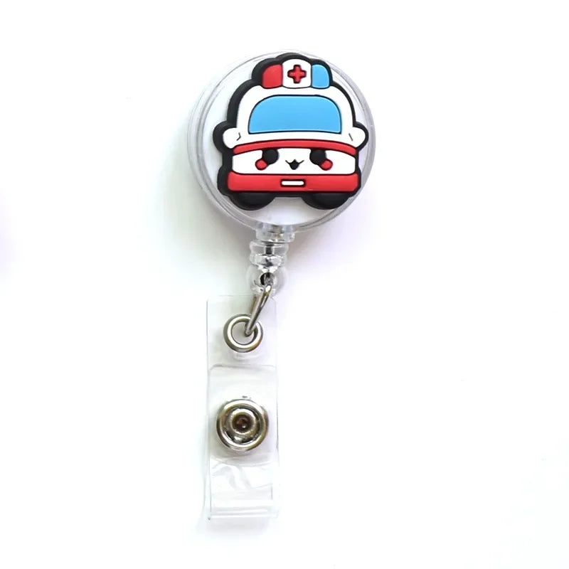 Silicone Retractable Nurse Badge Holder