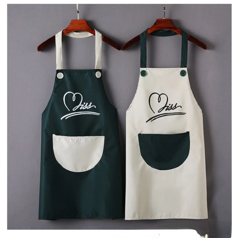 Smile Waterproof Kitchen Apron