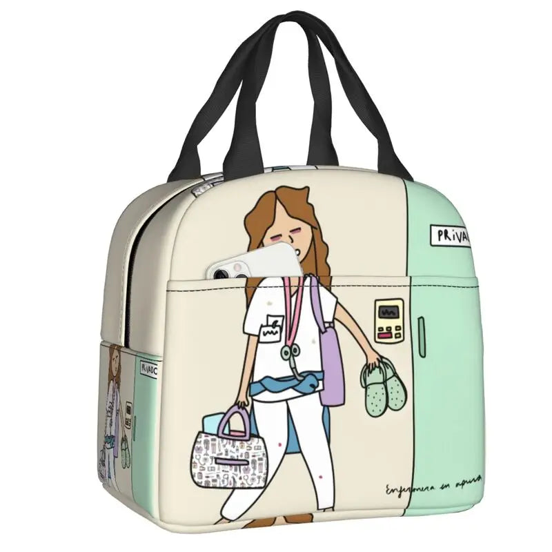 Enfermera Doctor Nurse Lunch Bag