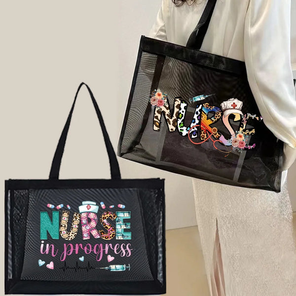 Transparent Organizer Tote Bag