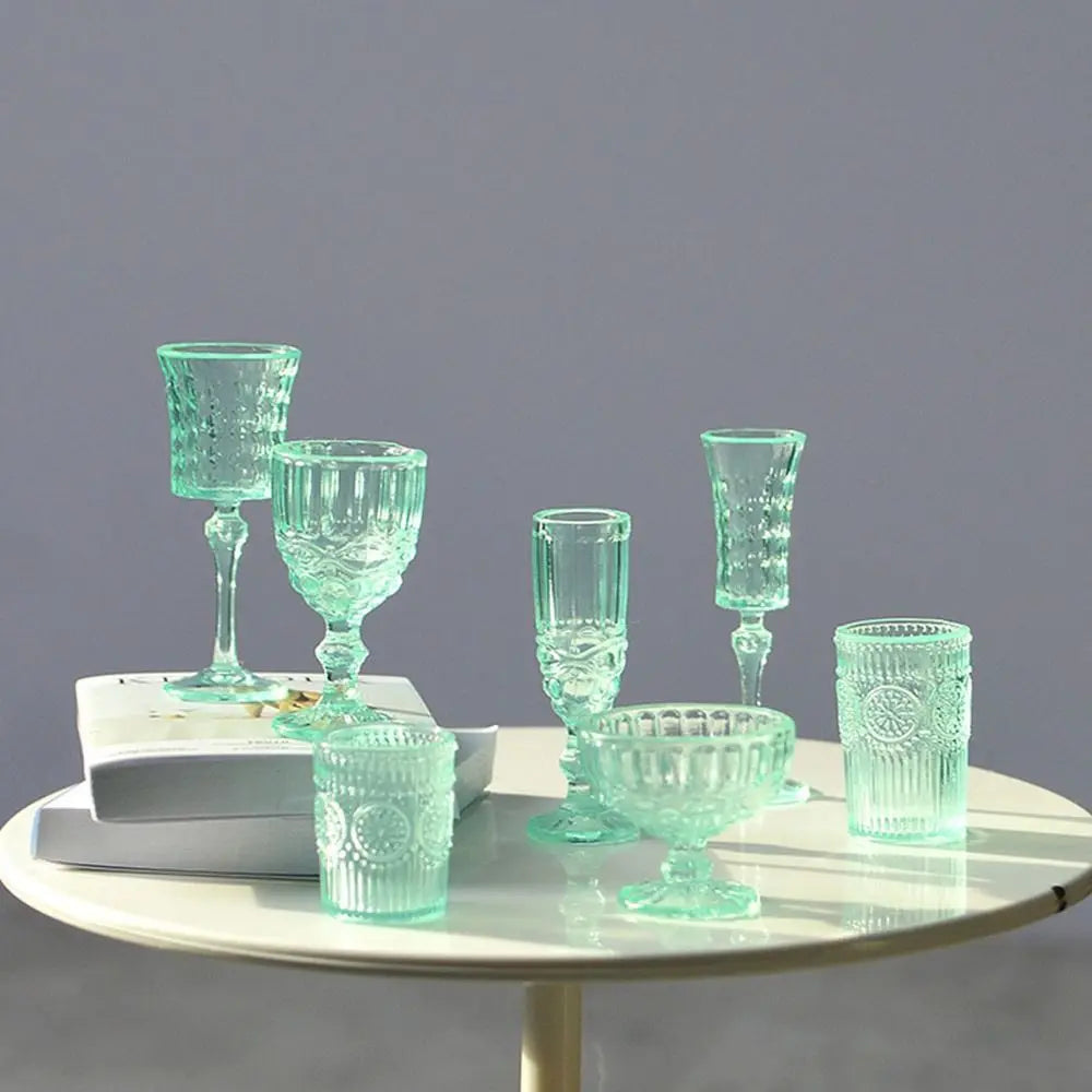 Miniature Dollhouse Wine Glass Set