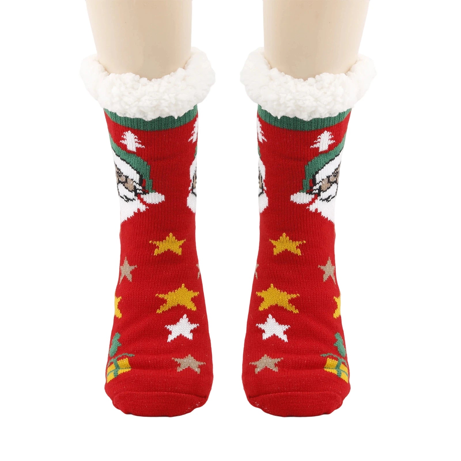 Women'S Christmas Socks Floor Socks Snow Boots Thickened Fleece Home Sleep Socks Carpet Sock Covers Winter Warm Socks Women