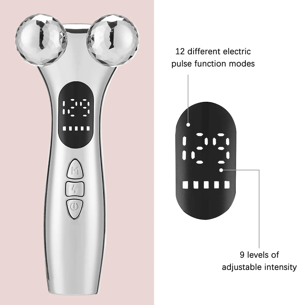 EMS Face Roller Massager
