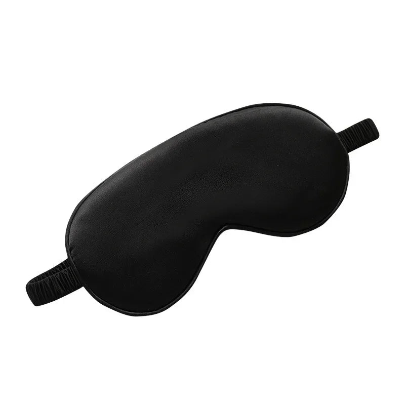 High-end double-sided simulated silk unisex eye mask, shading without eye pressure, elastic travel, lunch break, sleep