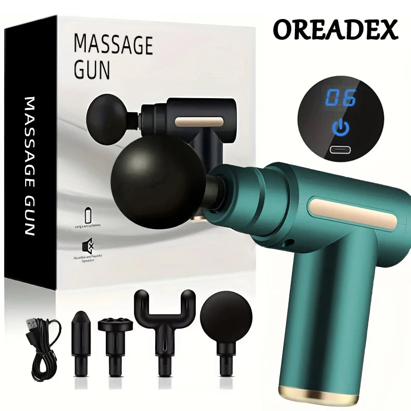 LED Touch Screen Massage Gun