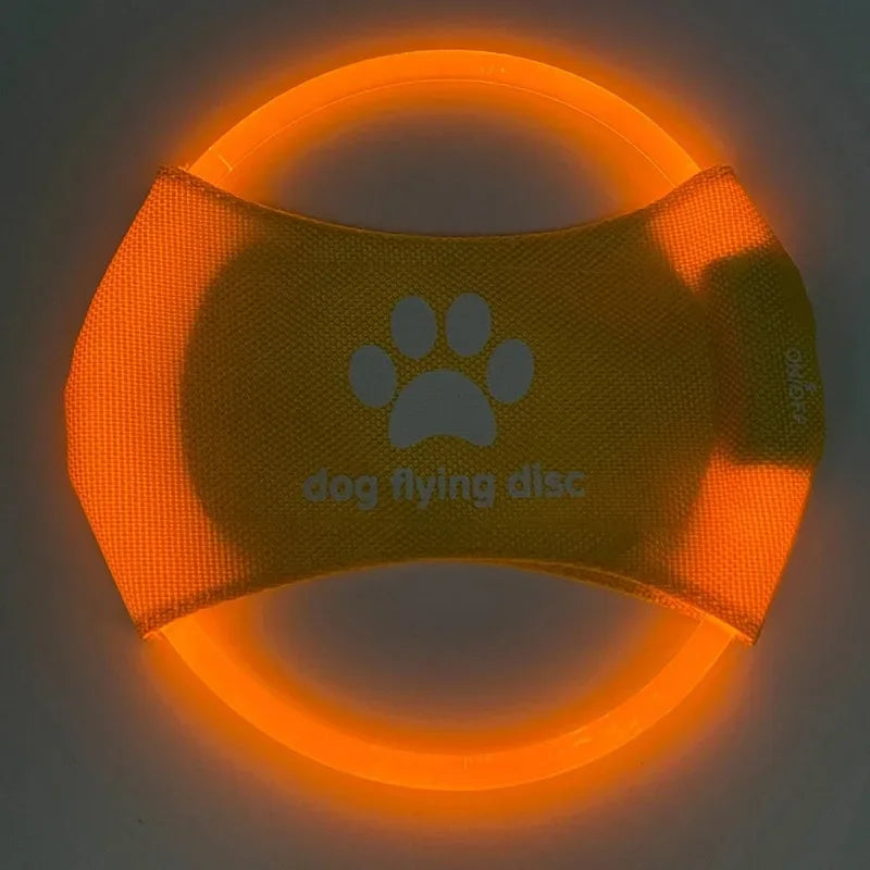 LED Dog Flying Disc Toy