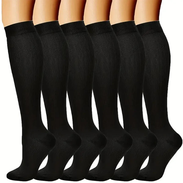 Solid Color Compression Socks