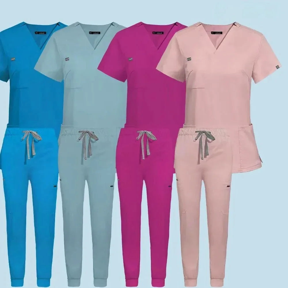 Medical Work Uniform Set for Doctors and Nurses