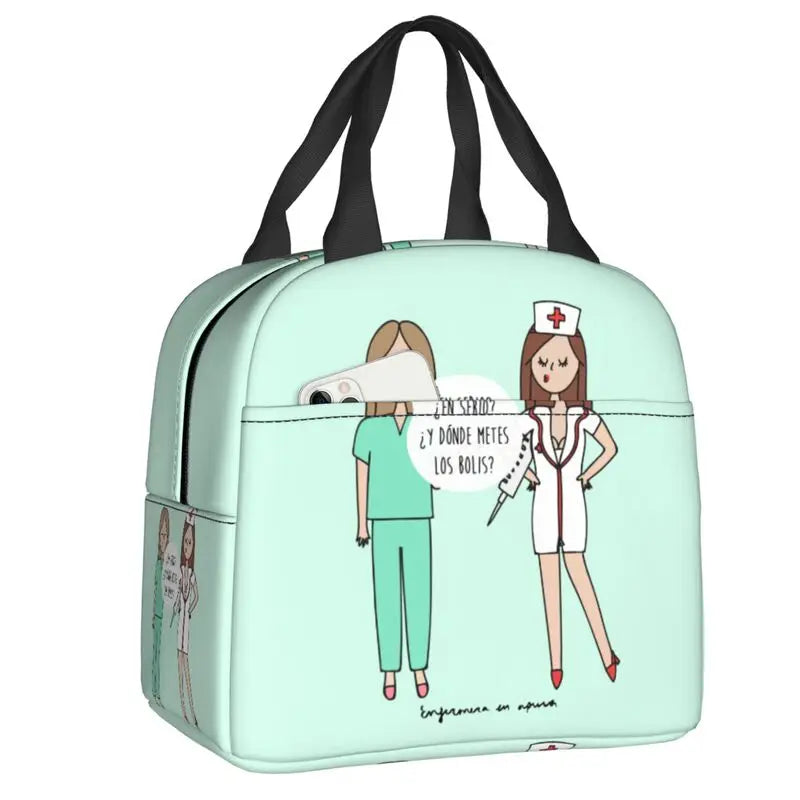 Enfermera Doctor Nurse Lunch Bag