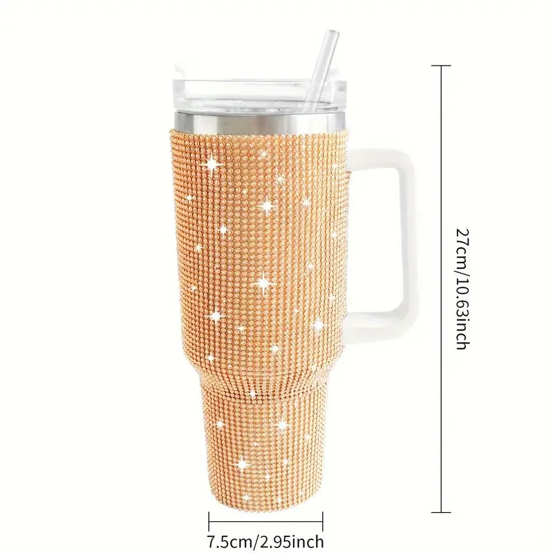 Sparkling Studded 40oz Insulated Tumbler