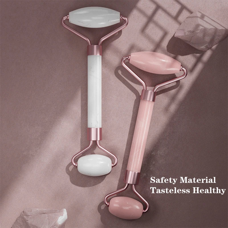 2PCS Resin Gua Sha & Face Roller Set – Anti-Aging Facial Massager