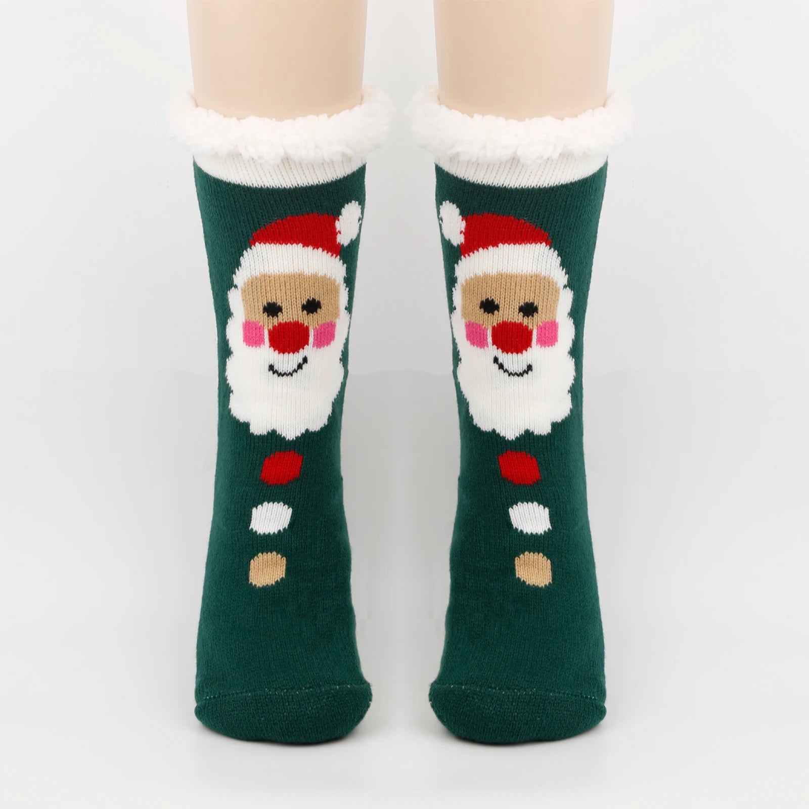 Women'S Christmas Socks Floor Socks Snow Boots Thickened Fleece Home Sleep Socks Carpet Sock Covers Winter Warm Socks Women